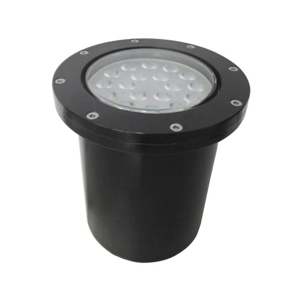 Lámpara de exterior, para empotrar en piso 18W 3000K. 18HLED625MV30N Tecnolite