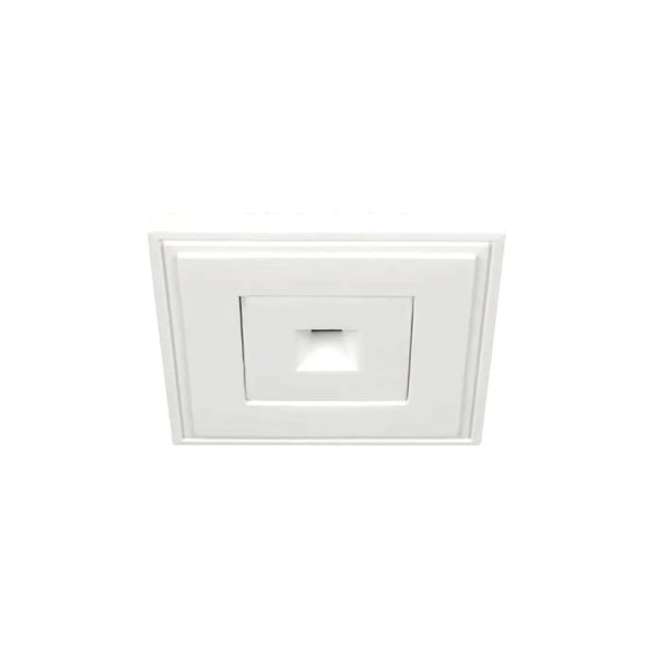 Lámpara LED empotrable de yeso, sin marco, 1 W, 3000K. 1YDLED465MV30B Tecnolite