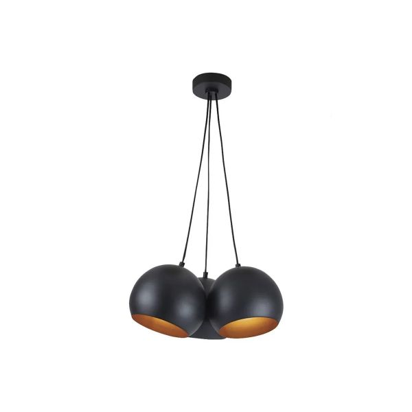 Lámpara colgante, interiores, 25.5 W, base E27, negro. 20CTL8187MVN Tecnolite