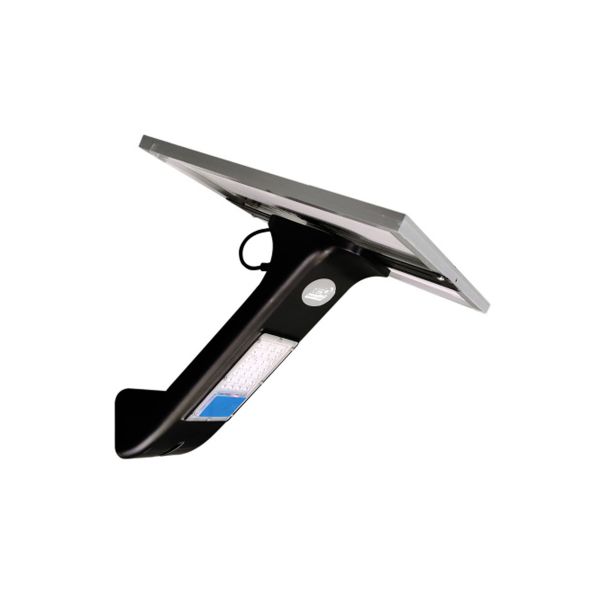 Lámpara Solar LED para pared, exteriores, 20W, negro. 20SOLLED132VCD65N Tecnolite