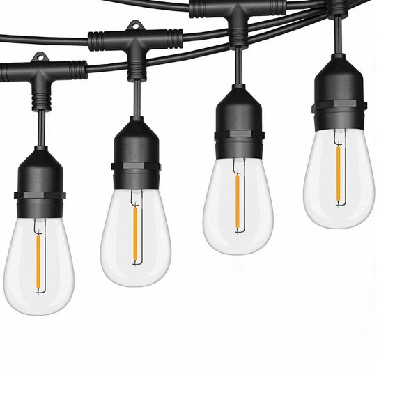 Guirnalda de 24 luces LED, 14.6 m, luz cálida suave, 24 W. 24GUIRLEDMV27N Tecnolite