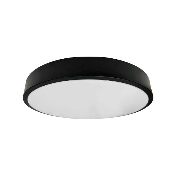 Lámpara plafón LED para interior, luz blanca ajustable, 24 W, negro. 24PTLLED1145CCMVN Tecnolite