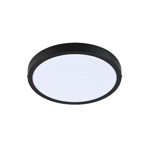 Plafón LED para sobreponer en techo, 24 W, negro. 24PTLLEDR30MVN Tecnolite