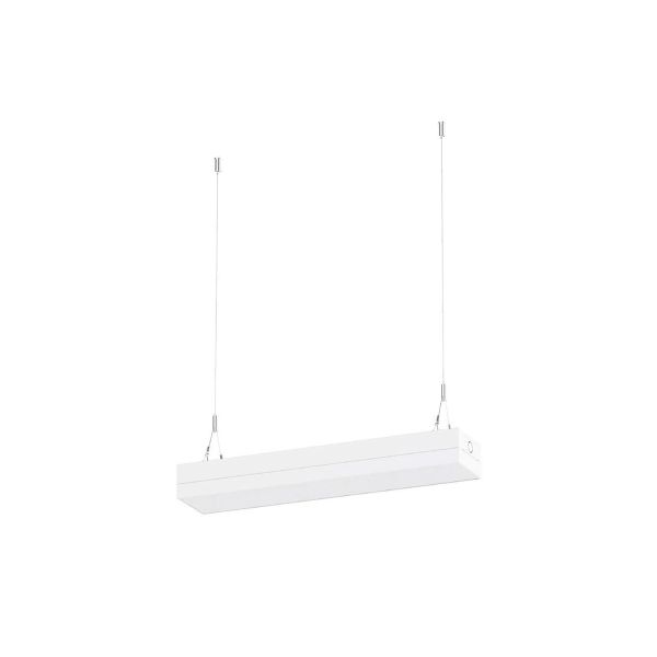 Lámpara para colgar en techo, terminado blanco, ajustable, 38 W. 38LFCLED2251MVCTB Tecnolite