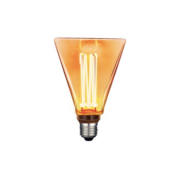 Foco vintage ámbar, con filamento vertical, 3.5 W. 3DAXLEDFC20VA Tecnolite