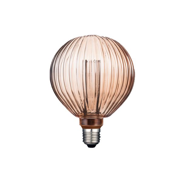 Foco vintage regulable LED, globo texturizado, base E27, 3.5 W, ámbar. 3DG125LEDFC20VAL Tecnolite