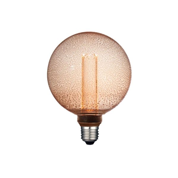 Foco globo LED vintage 3.5 W, acabado aperlado. 3DG125LEDFC20VAS Tecnolite