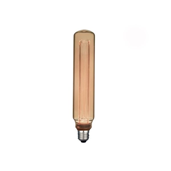 Lámpara LED tubular vintage con filamento vertical 3.5W. 3DT60LEDFC20VA Tecnolite