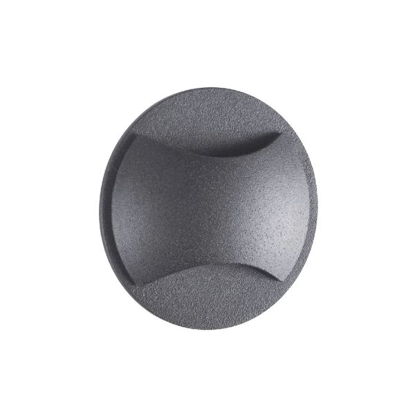 Lámpara de cortesía LED, 3 W circular, exterior, empotrable, negro. 3HLED1166MV30N Tecnolite