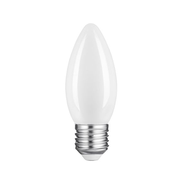 Foco vela LED, luz de día, base E27, 4.5 W. 4DEICLEDFF65VC90 Tecnolite