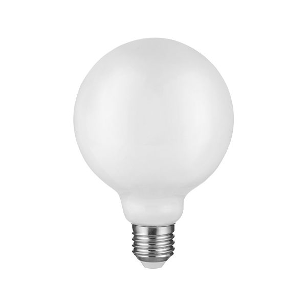 Foco globo LED, luz cálida brillante, base E27, 4.5 W, 3000 K. 4DG80LEDFF30VC80 Tecnolite
