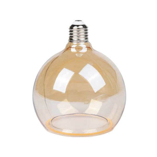 Foco globo LED, luz ámbar, base E27, 4 W. 4DGLED15FL22VCT Tecnolite