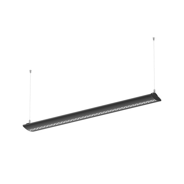Lámpara lineal LED interconectable de 1.16 m, luz blanca ajustable, 50 W, negro. 50LFCLED1286MVCCN Tecnolite