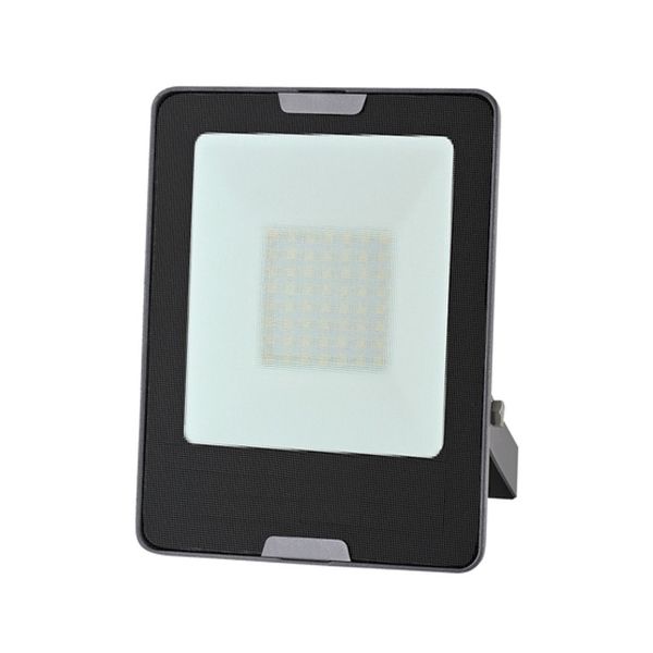 Reflector LED, de exterior, 3000 K, negro, 50 W. 50LQLEDT30MVN Tecnolite