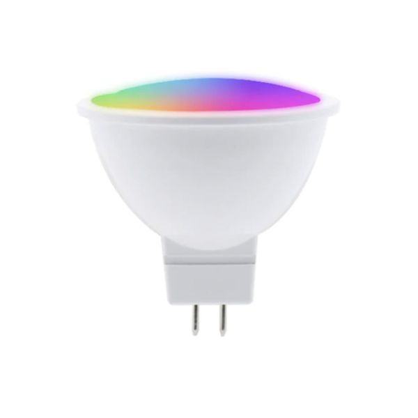 Foco inteligente LED, atenuable, base GX5.3, 5 W, RGB. 5MR16LEDV35TCRGBW Tecnolite