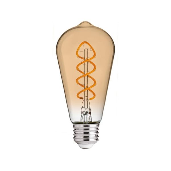 Foco vintage LED con inteligencia WiFi, luz blanca dinámica, base E27, 5.5 W. 5ST64LEDFA360TCW Tecnolite