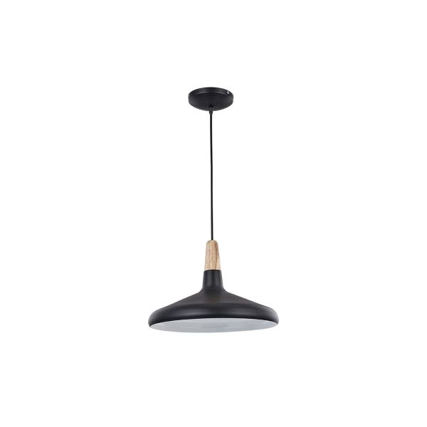 Lámpara colgante LED, 8.5 W, E27, carcasa acero, negro. 60CTL3310MVN Tecnolite
