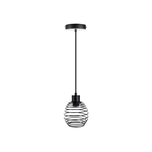 Lámpara colgante de metal 60 W, base E27, negro. 60CTL6127MVN 60CTL6127MVN Tecnolite