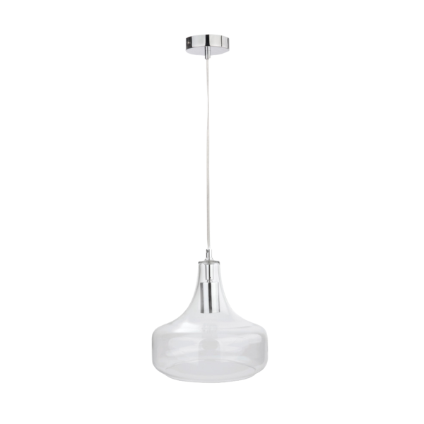 Lámpara colgante de cristal 1.50 m de altura, potencia máx. 60 W, 1 base E27, No incluye foco. 60CTL8177MVC Tecnolite