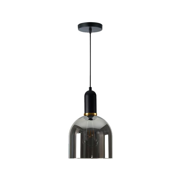 Lámpara colgante de cristal, para interior, 1.20 m, 60 W, negro. 60CTL8324MVNCH Tecnolite