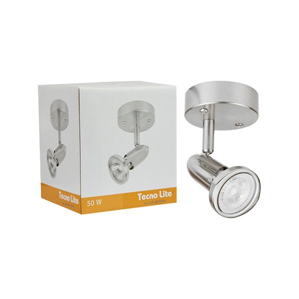 Luminaria Dirigible, Base GU10, 6 W, para Techo, 60LVC601MVS Tecnolite