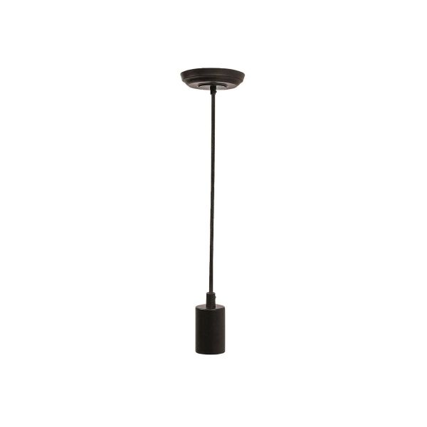 Lámpara colgante de interior, para suspender en techo, 8.5 W, negro. 60SOCK044MVE27N Tecnolite