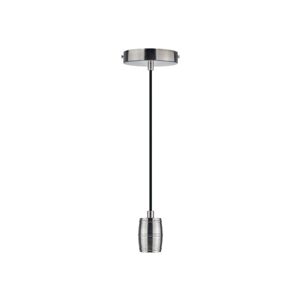 Lámpara colgante de interior, para suspender en techo, 8.5 W, 1.50 m, satín. 60SOCK113MVE27S Tecnolite