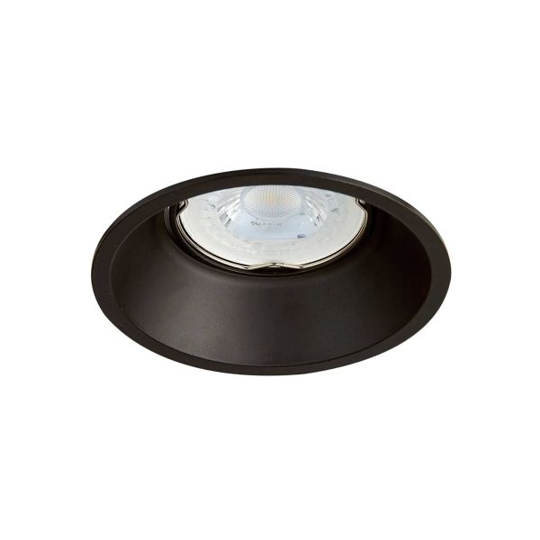 Lámpara empotrable, 50 W, base GX5.3, negro. 60YD221MVN Tecnolite
