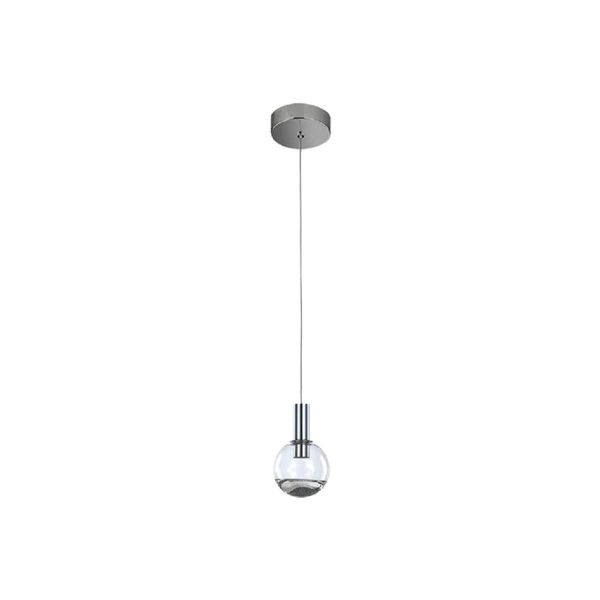 Lámpara colgante, 6 W, cristal claro, satinado. 6DCTLLED8207V30CT Tecnolite