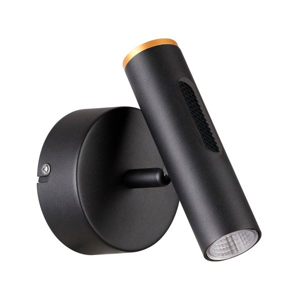 Lámpara de pared arbotante LED, 6 W, 3000 K, negro. 6LVCLED894MV30N Tecnolite