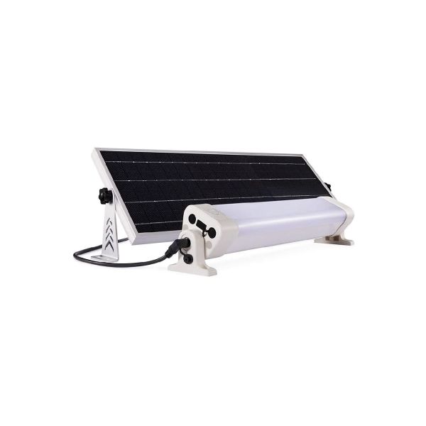 Lámpara solar LED lineal, 6 W, batería Integrada. 6SOLLED20VCD65B Tecnolite