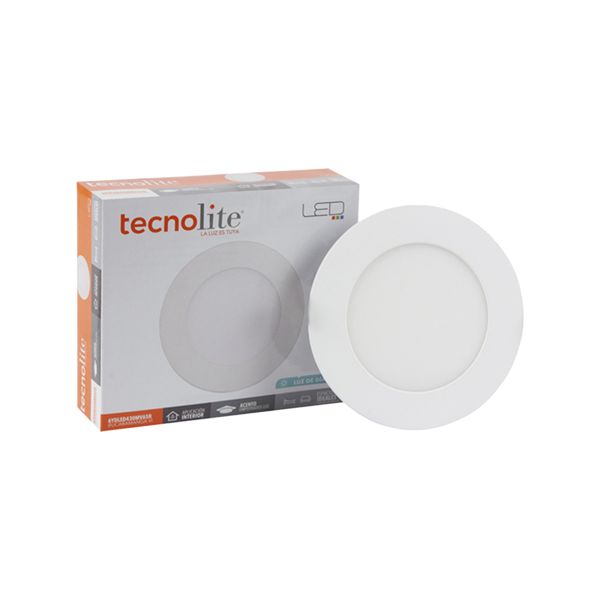 Luminaria LED Redonda, 6 W, 6 500 K, 6YDLED430MV65B Tecnolite