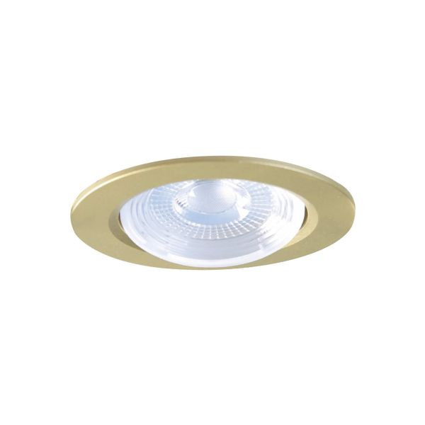 Lámpara empotrable LED color dorado de 7 W. 7YDLED155MV30D Tecnolite