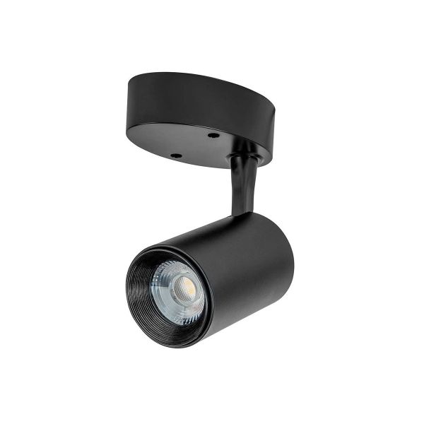 Lámpara de interior spot LED para riel, 7 W, negro. 7YSNLED005MV30N Tecnolite