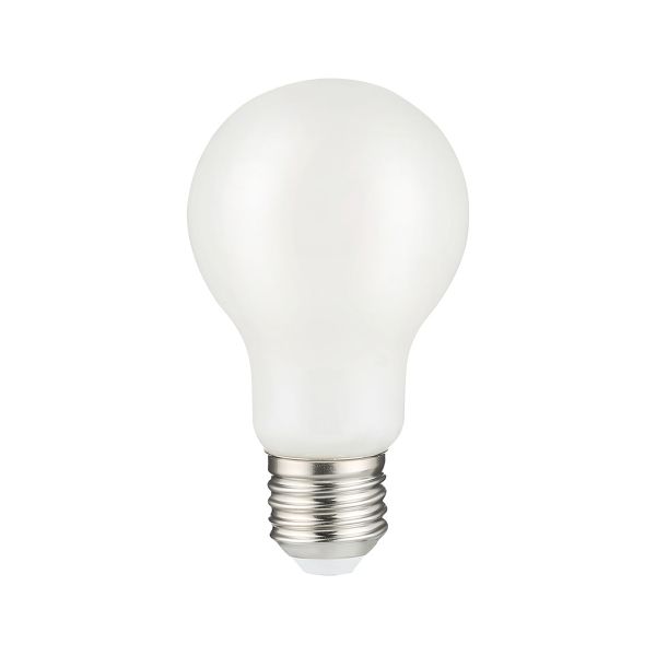 Foco LED A19, luz cálida brillante, 8 W, base E27, 3000 K. 8DA19LEDFF30VC90 Tecnolite