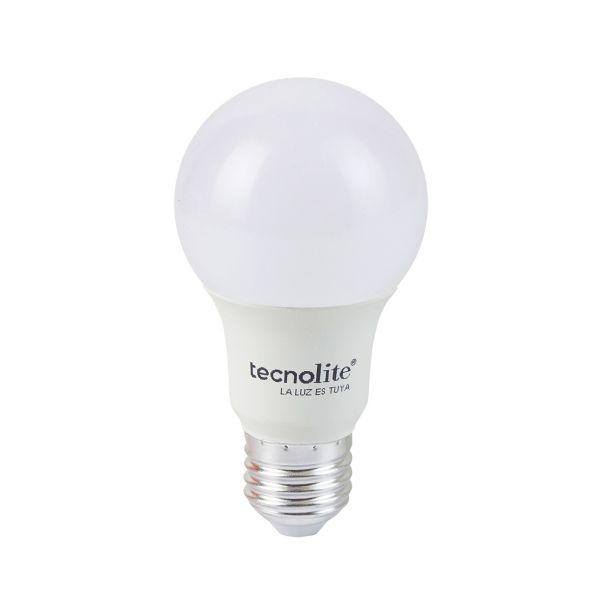 Foco LED, 8.5 W, Base E27, no atenuable. A19-LED/010/30 Tecnolite