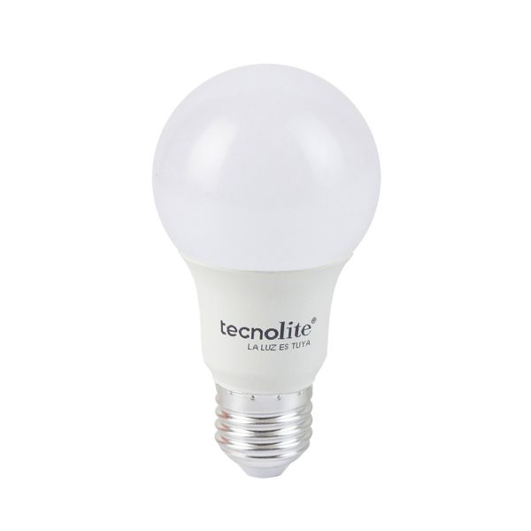 Foco LED, 8.5 W, base E27, no atenuable. A19-LED/010/65 Tecnolite