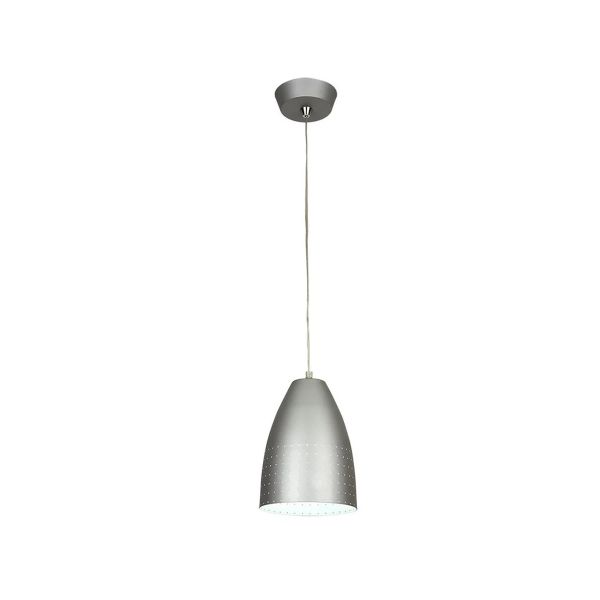Lámpara socket colgante, Interiores, 26 W, base E27, plata. CTL-7430/S Tecnolite