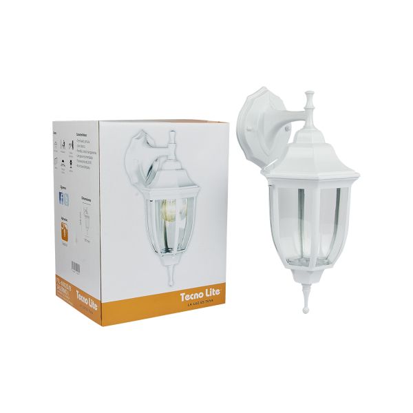 Farol de Exterior para Sobreponer, 26 W, Base E27, FTL-6002D/B