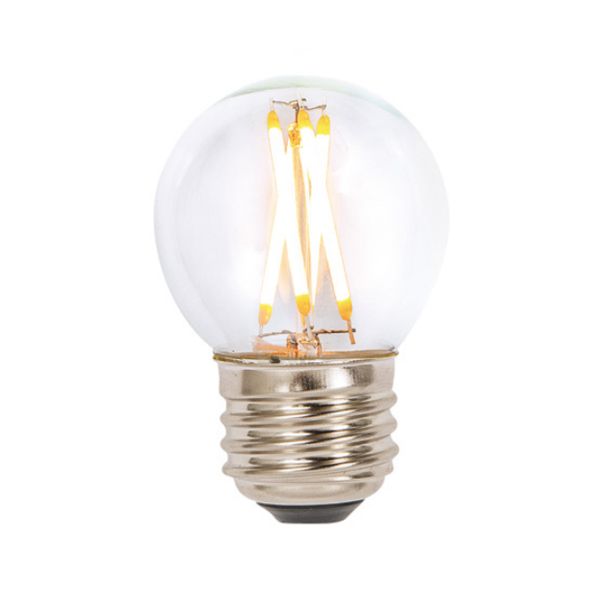 Foco LED 4.5 W, luz cálida, 2700 K. G45DLED4.5WFIL/BC Tecnolite