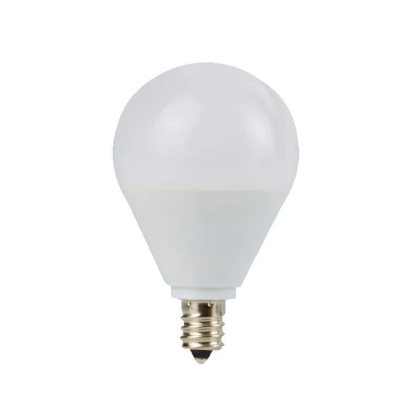 Foco globo LED 4 W, base E12, luz fria. G45E12-LED/4W/65 Tecnolite