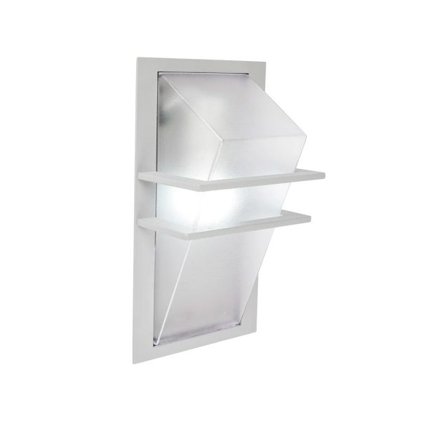 Lámpara para pared 20 W, exteriores, aluminio, satinado. H-1190/S Tecnolite