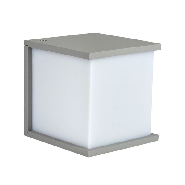 Lámpara LED, de exterior, para sobreponer, satinado, base E27, 15 W. H-1200/S Tecnolite
