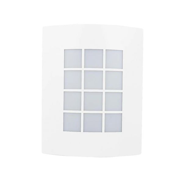 Lámpara para muro 15 W, blanco, exteriores. H-810/B Tecnolite