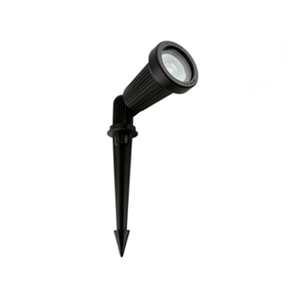Reflector, spot, estaca, exterior, negro, 7 W. TL-HFV-750/N Tecnolite