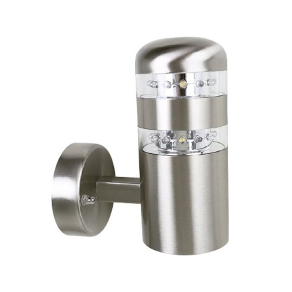 Lampara de pared LED, exterior, 3 W, satinado. HLED-105/S Tecnolite