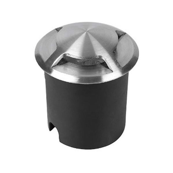 Lámpara LED de exterior para empotrar, 3 W, satinado. HLED-3W/S Tecnolite