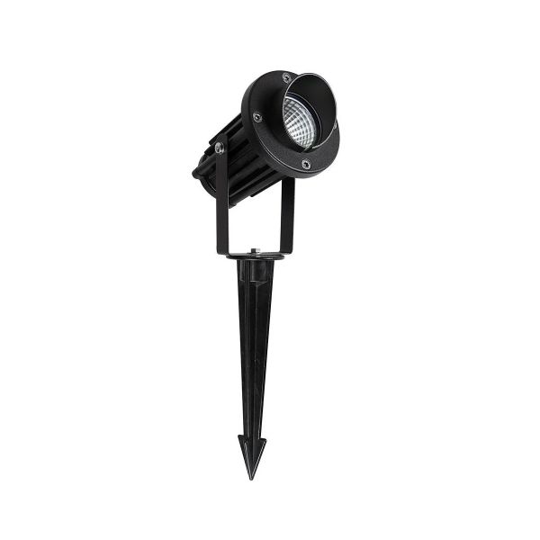 Reflector de exterior LED para sobreponer o estaca, 8 W, jardín. HLED-760/N Tecnolite