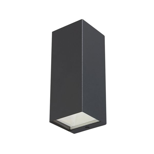 Lámpara LED de exterior, de pared, arbotante, 9 W, LED integrado. HLED-847/30/G Tecnolite