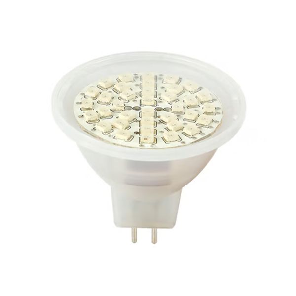 Foco LED 2.3 W, luz amarilla, base GX5.3, no atenuable. MR16-SMDLED/2.3WA Tecnolite